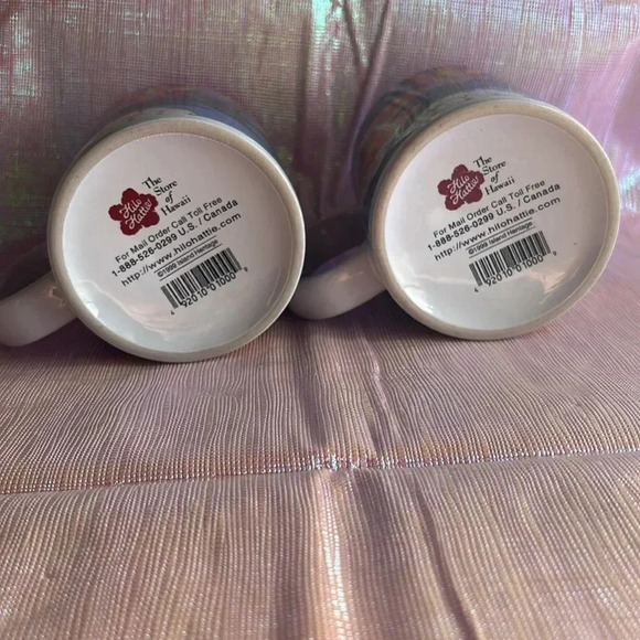 🌺GUC Set of Hilo Hattie The Store Of Hawaii 1999 Island Heritage Coffee Mugs - Picture 4 of 7